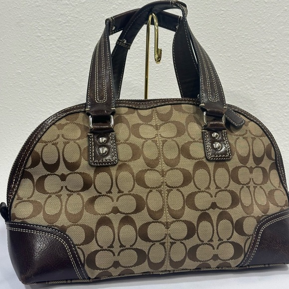 Coach Hampton Signature Canvas Bag - Picture 2 of 10